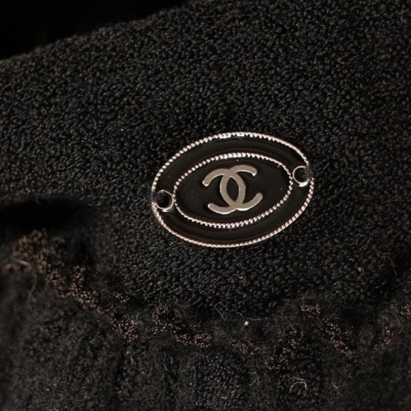CHANEL Vintage 2007 Black Knit Dress EU Size 40 US 8/10 - Picture 5 of 8